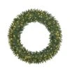 60 In. Green Large Pre-Lit Fir Artificial Christmas Wreath With 300 LED Lights, 722 PVC Branch Tips, Power Plug-in -Northlight Shop afaif christmas wreaths oc 57lscw 01 60 64 1000
