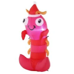 3.5 Ft. Pre-lit Inflatable Christmas Shrimp -Northlight Shop airblown christmas inflatables 114141 1d 1000