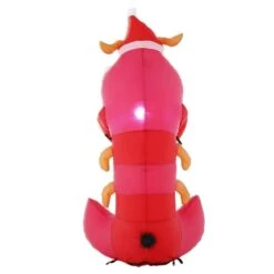 3.5 Ft. Pre-lit Inflatable Christmas Shrimp -Northlight Shop airblown christmas inflatables 114141 1f 1000