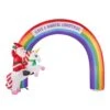 7.48 Ft Pre-Lit LED Mixed Media Unicorn Rainbow Arch Christmas Inflatable -Northlight Shop airblown christmas inflatables 118415 64 1000