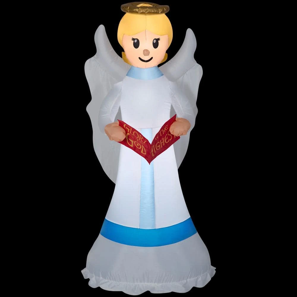 6 Ft. Holiday Pre-lit Inflatable Angel A 1 6 Ft. Holiday Pre-lit Inflatable Angel A