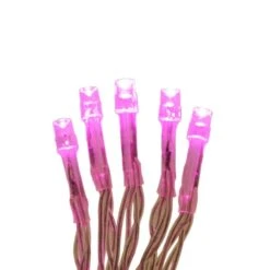50 LED Pink BatteryOperated String Lights