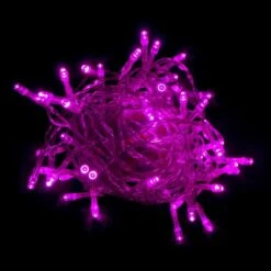 50 LED Pink BatteryOperated String Lights -Northlight Shop aleko christmas novelty lights b50ledpink hd 76 1000