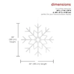 Alpine Large Snowflake Decoration With Blue And White Motion LED Lights 21 Alpine Large Snowflake Decoration With Blue And White Motion LED Lights -Northlight Shop alpine christmas novelty lights cey207 fa 1000