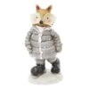 10 In. Winter Snow Fox Statue Decor -Northlight Shop alpine corporation christmas figurines dee101 64 1000