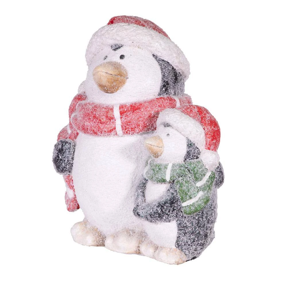 14 In. Tall Indoor/Outdoor Winter Penguin Family Statue 9 14 In. Tall Indoor/Outdoor Winter Penguin Family Statue - Image 9