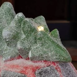 17 In. Tall Retro Red Car With Christmas Tree, LED Lights, And Music -Northlight Shop alpine corporation christmas figurines qwr916 76 1000