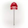 54 In. Tall Metal Letters To Santa Red Barnhouse Mailbox Garden Stake -Northlight Shop alpine corporation christmas yard decorations yhl380hh 64 1000