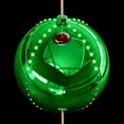 3-Tier Indoor/Outdoor Hanging Christmas Ornaments With Chasing LED Lights 22 3-Tier Indoor/Outdoor Hanging Christmas Ornaments With Chasing LED Lights -Northlight Shop alpine corporation single christmas ornaments cor152 1f 1000