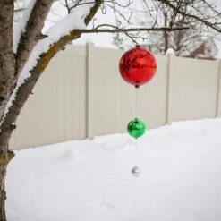 3-Tier Indoor/Outdoor Hanging Christmas Ornaments With Chasing LED Lights 24 3-Tier Indoor/Outdoor Hanging Christmas Ornaments With Chasing LED Lights -Northlight Shop alpine corporation single christmas ornaments cor152 fa 1000