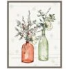 16 In. W X 19.62 In. H Modern Farmhouse II Christmas Floral Vase Christmas Holiday Framed Canvas Box Wall Art -Northlight Shop amanti art christmas wall decorations 38865448024 64 1000