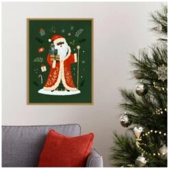 18 In. W X 23.5 In. H Little St. Nick I Christmas Holiday Framed Canvas Box Wall Art 15 18 In. W X 23.5 In. H Little St. Nick I Christmas Holiday Framed Canvas Box Wall Art -Northlight Shop amanti art christmas wall decorations 38865448858 31 1000