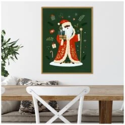 18 In. W X 23.5 In. H Little St. Nick I Christmas Holiday Framed Canvas Box Wall Art 13 18 In. W X 23.5 In. H Little St. Nick I Christmas Holiday Framed Canvas Box Wall Art -Northlight Shop amanti art christmas wall decorations 38865448858 44 1000