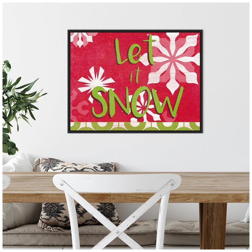 23 .5 In. W X 18 In. H Lets Get Jolly Collection A Christmas Holiday Framed Canvas Box Wall Art 6 23 .5 In. W X 18 In. H Lets Get Jolly Collection A Christmas Holiday Framed Canvas Box Wall Art - Image 6