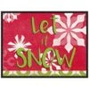 23 .5 In. W X 18 In. H Lets Get Jolly Collection A Christmas Holiday Framed Canvas Box Wall Art -Northlight Shop amanti art christmas wall decorations 38865453615 64 1000