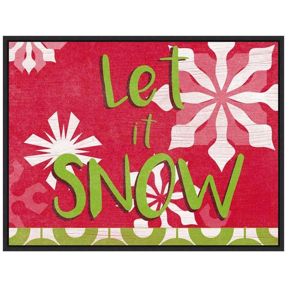 23 .5 In. W X 18 In. H Lets Get Jolly Collection A Christmas Holiday Framed Canvas Box Wall Art 1 23 .5 In. W X 18 In. H Lets Get Jolly Collection A Christmas Holiday Framed Canvas Box Wall Art