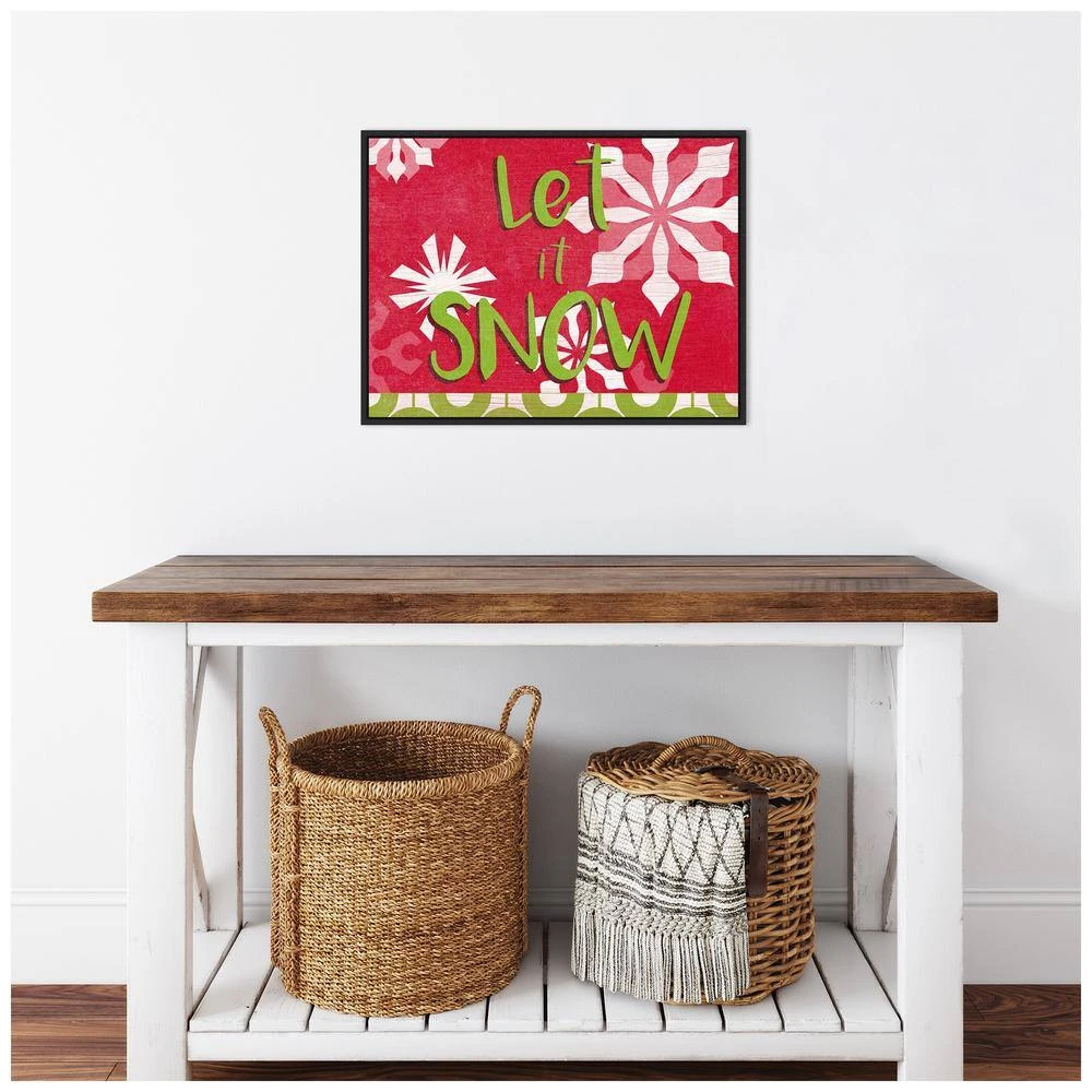 23 .5 In. W X 18 In. H Lets Get Jolly Collection A Christmas Holiday Framed Canvas Box Wall Art 7 23 .5 In. W X 18 In. H Lets Get Jolly Collection A Christmas Holiday Framed Canvas Box Wall Art - Image 7