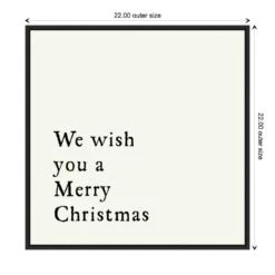 22 In. Canvas We Wish You Christmas Holiday Framed Box Wall Art 12 22 In. Canvas We Wish You Christmas Holiday Framed Box Wall Art -Northlight Shop amanti art christmas wall decorations 38865456258 1f 1000