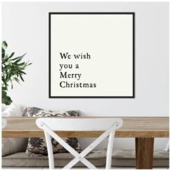 22 In. Canvas We Wish You Christmas Holiday Framed Box Wall Art 13 22 In. Canvas We Wish You Christmas Holiday Framed Box Wall Art -Northlight Shop amanti art christmas wall decorations 38865456258 44 1000