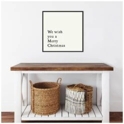 22 In. Canvas We Wish You Christmas Holiday Framed Box Wall Art 14 22 In. Canvas We Wish You Christmas Holiday Framed Box Wall Art -Northlight Shop amanti art christmas wall decorations 38865456258 fa 1000