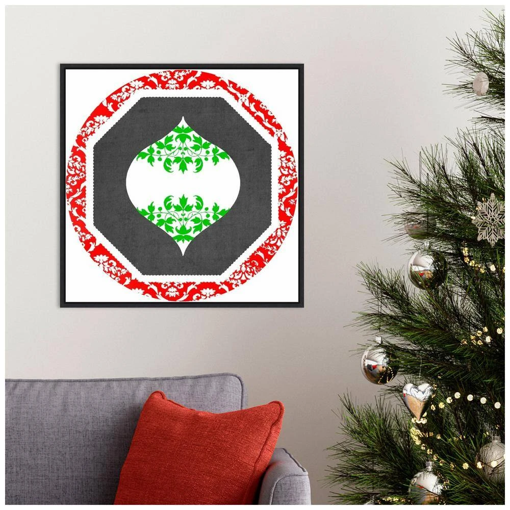 22 In. Let It Snow Collection C Christmas Holiday Framed Canvas Box Wall Art 8 22 In. Let It Snow Collection C Christmas Holiday Framed Canvas Box Wall Art - Image 8