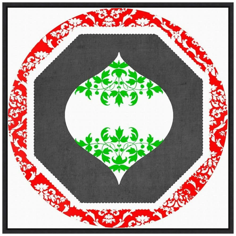 22 In. Let It Snow Collection C Christmas Holiday Framed Canvas Box Wall Art 1 22 In. Let It Snow Collection C Christmas Holiday Framed Canvas Box Wall Art