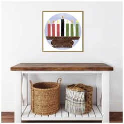22 In. Canvas Kwanzaa Celebration Collection C Christmas Holiday Framed Box Wall Art 14 22 In. Canvas Kwanzaa Celebration Collection C Christmas Holiday Framed Box Wall Art -Northlight Shop amanti art christmas wall decorations 38865456303 fa 1000