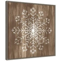 22 In. Barnwood Wonderland III Snowflake Christmas Holiday Framed Canvas Box Wall Art 10 22 In. Barnwood Wonderland III Snowflake Christmas Holiday Framed Canvas Box Wall Art -Northlight Shop amanti art christmas wall decorations 38865456322 c3 1000