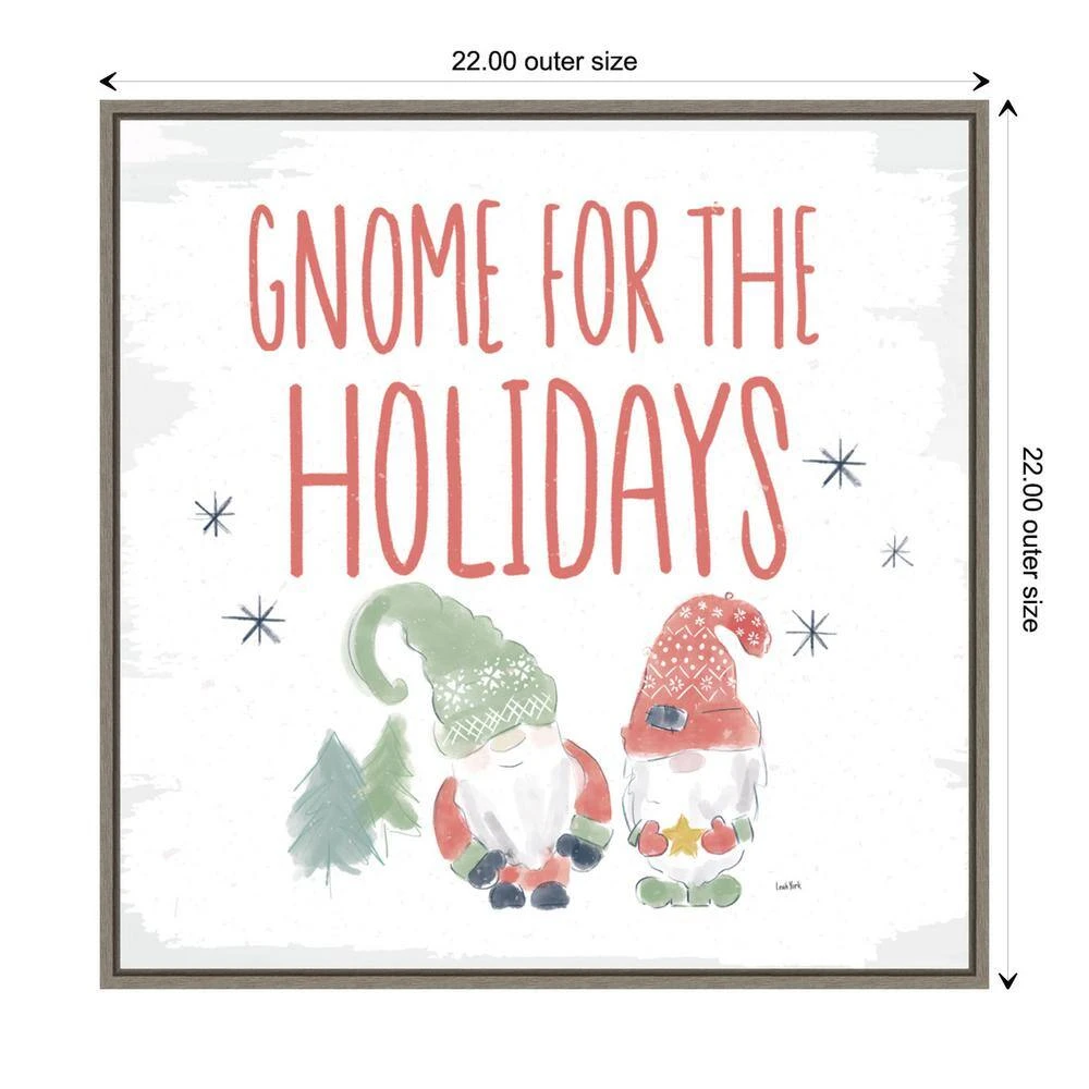 22 In. Canvas Woodland Wonders VII Christmas Holiday Framed Box Wall Art 5 22 In. Canvas Woodland Wonders VII Christmas Holiday Framed Box Wall Art - Image 5