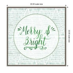 22 In. Canvas Christmas Tree Whimsy Collection H Christmas Holiday Framed Box Wall Art -Northlight Shop amanti art christmas wall decorations 38865456363 1f 1000
