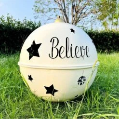 19.69 In. Large Metal Jingle Bell Christmas Ornament (Set Of 2) 10 19.69 In. Large Metal Jingle Bell Christmas Ornament (Set Of 2) -Northlight Shop amity trun llc christmas ornament sets pf17tricksy 4f 1000