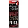 AMSCAN 14 In. X 5 In. Black Sorry Santa Christmas Bottle Bag (16-Pack) -Northlight Shop amscan christmas gift bags 160505 64 1000