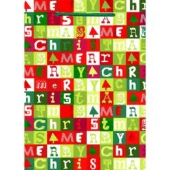 AMSCAN 28 In. X 20 In. X 7 In. Contemporary Words Hot Stamped Jumbo Bags (5-Pack)