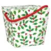 AMSCAN 4.25 In. X 4.5 In. X 3.75 In. Holly Qt. Pail (10-Pack) -Northlight Shop amscan christmas gift bags 260056 64 1000
