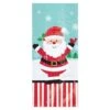 AMSCAN 9.5 In X 4 In. X 2 In. Christmas Jolly Santa Cello Small Party Bag (20-Count 7-Pack) -Northlight Shop amscan christmas gift bags 370398 64 1000