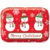 AMSCAN 2.875 In. X 8 In. X 6 In. Snowman Plastic Box (5-Pack) -Northlight Shop amscan christmas gift boxes 260053 64 1000