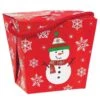 AMSCAN 4.25 In. X 4.5 In. X 3.75 In. Snowman Qt. Pail (10-Pack) -Northlight Shop amscan christmas gift boxes 260063 64 1000