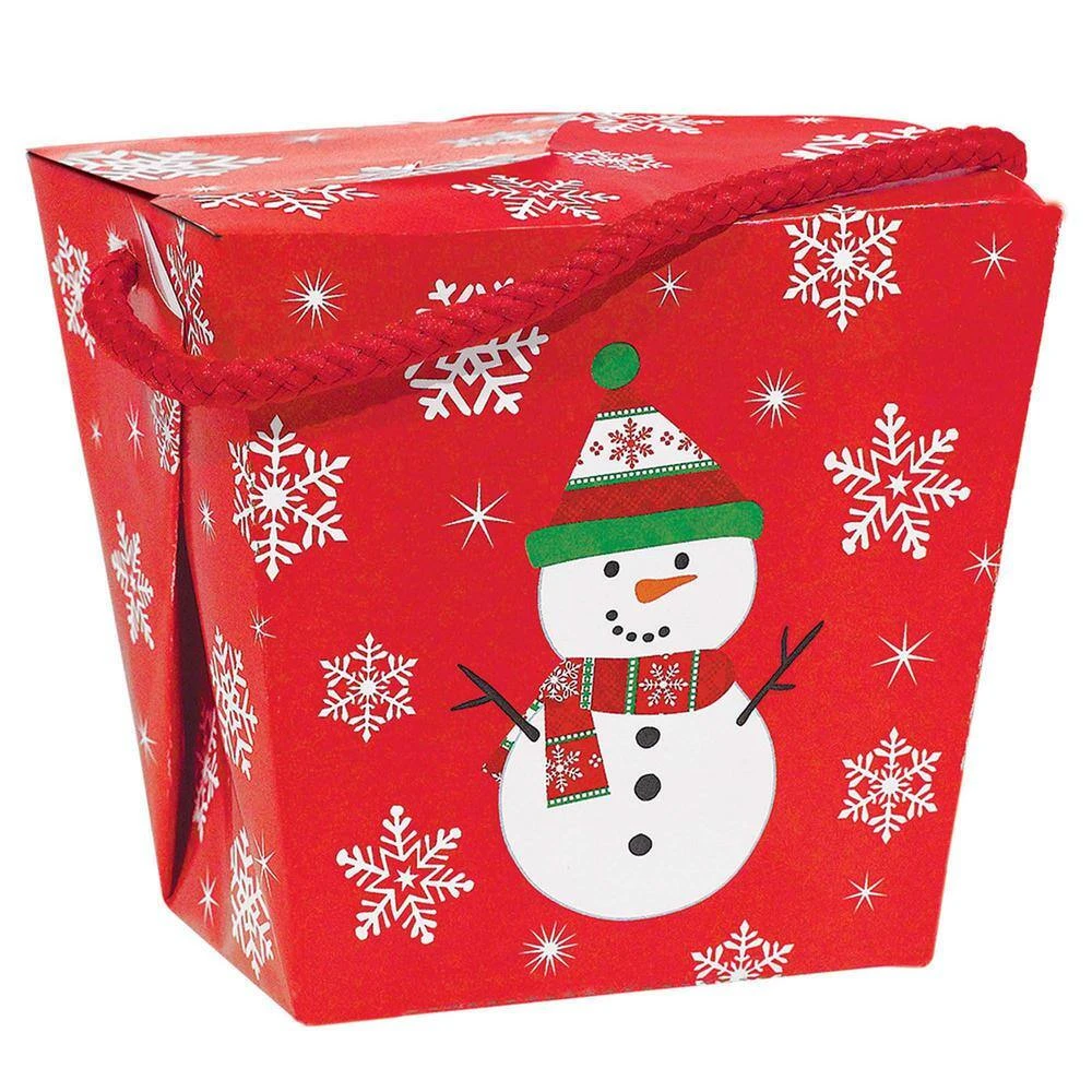 AMSCAN 4.25 In. X 4.5 In. X 3.75 In. Snowman Qt. Pail (10-Pack) 1 AMSCAN 4.25 In. X 4.5 In. X 3.75 In. Snowman Qt. Pail (10-Pack)