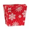 AMSCAN 4.25 In. X 4.5 In. X 3.5 In. Red And White Christmas Snowflake Paper Quart Pail (10-Pack) -Northlight Shop amscan christmas gift boxes 260160 64 1000