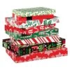AMSCAN Multi-Color Multiple Sizes Christmas Fun Gift Boxes (24-Pieces) -Northlight Shop amscan christmas gift boxes 260225 64 1000