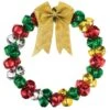 AMSCAN 10 In. Christmas Jingle Bell Wreath (2-Pack) -Northlight Shop amscan christmas wall decorations 244230 64 1000