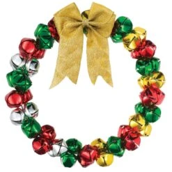 AMSCAN 10 In. Christmas Jingle Bell Wreath (2-Pack)