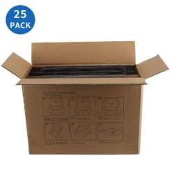 13 In. X 10 In. X 2 In. 25 Packs Black Shipping Boxes, Packaging Cardboard Boxes For Moving Mailing Christmas Gift -Northlight Shop angel sar christmas gift boxes ln03pq20 4f 1000
