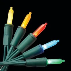 49.66 Ft. 150-Light LED Multi-Color Christmas String Light, Indoor/Outdoor Mini Lights With Continuous-On Technology