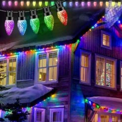 99 Ft. Smart String Lights Extendable C9 DIY Color Changing APP Remote Controlled Music Timer 150 LED -Northlight Shop avatar controls christmas string lights hd absl14 30m fa 1000