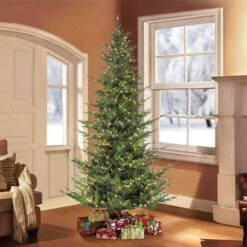 7.5 Ft. Pre-Lit 400 Smart LED Full Fraser Fir Artificial Christmas Tree Multicolor Lights -Northlight Shop avatar controls pre lit christmas trees c001t 4f 1000