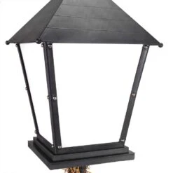 5 Ft. Christmas Lamp Post Tree Stand Pre Lit Xmas Outdoor Porch Decor Clear Lights -Northlight Shop barton christmas yard decorations 93008 4f 1000