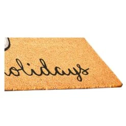 Happy Snowman Doormat 24" X 36" -Northlight Shop black natural calloway mills christmas doormats 107322436 c3 1000