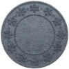 Waterhog Snowflake 35 In. Round PET Polyester Indoor Outdoor Tree Skirt Mat Bluestone 13 Waterhog Snowflake 35 In. Round PET Polyester Indoor Outdoor Tree Skirt Mat Bluestone -Northlight Shop bluestone bungalow flooring christmas doormats 20677583535 64 1000