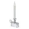11 In. Battery Operated White And Silver LED Christmas Candle Lamp With Toned Base 19 11 In. Battery Operated White And Silver LED Christmas Candle Lamp With Toned Base -Northlight Shop brite star christmas candles 32636928 64 1000
